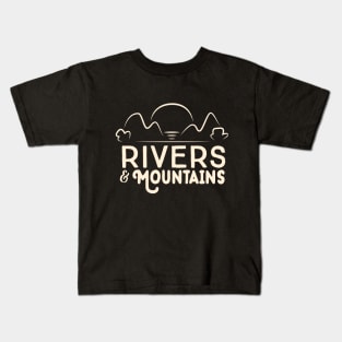 Rivers and Mountains Kids T-Shirt